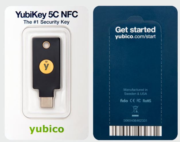YubiKey 5C NFC - Salvatech